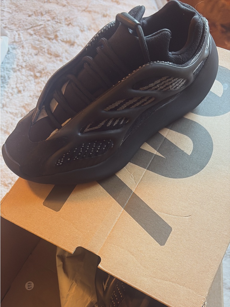 Yeezy 700 V3 Black Low-Profile Foam Runner Style Sneaker